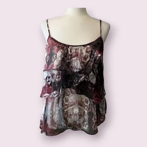 New York & Company Tiered Ruffle Tank